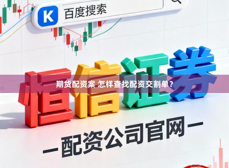期货配资案 怎样查找配资交割单？