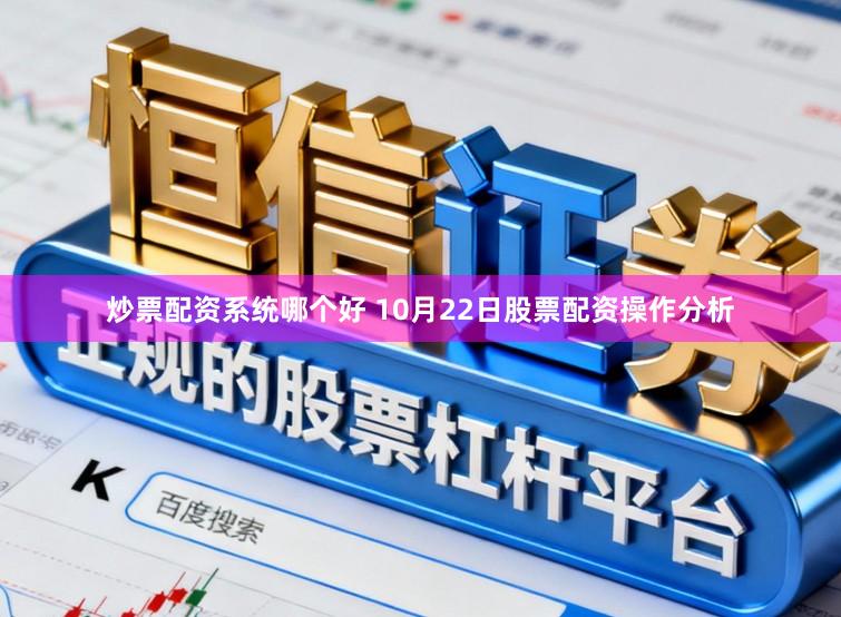 炒票配资系统哪个好 10月22日股票配资操作分析